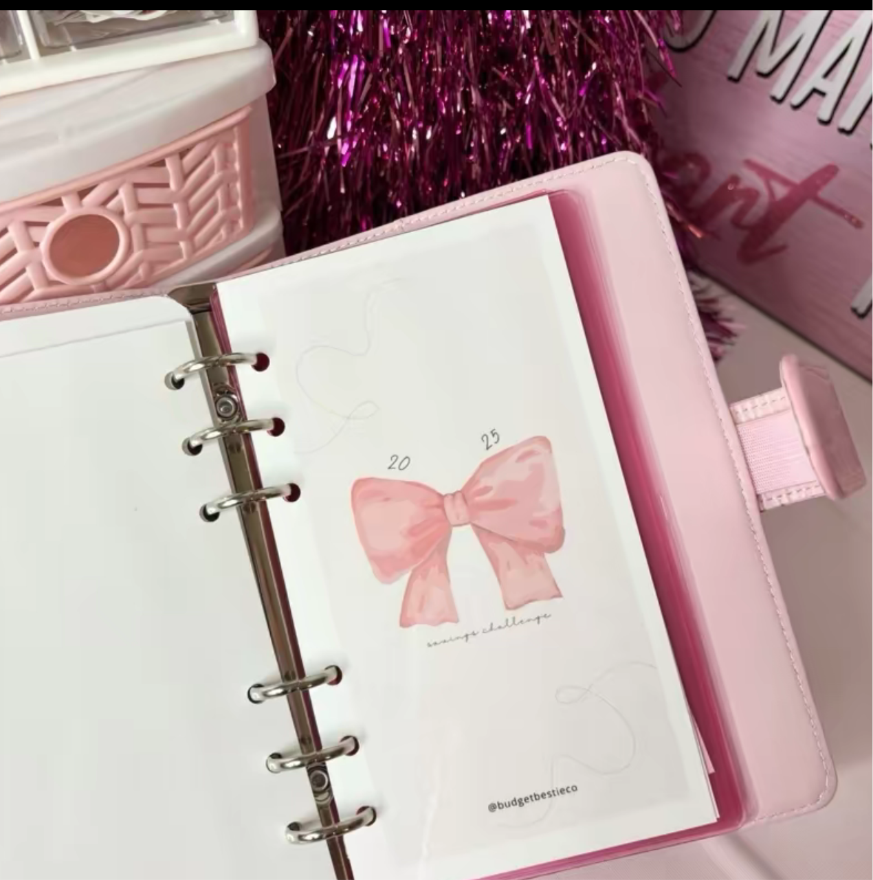 A6 Holographic Pink Dashboards: Valentines Day Collection 💌