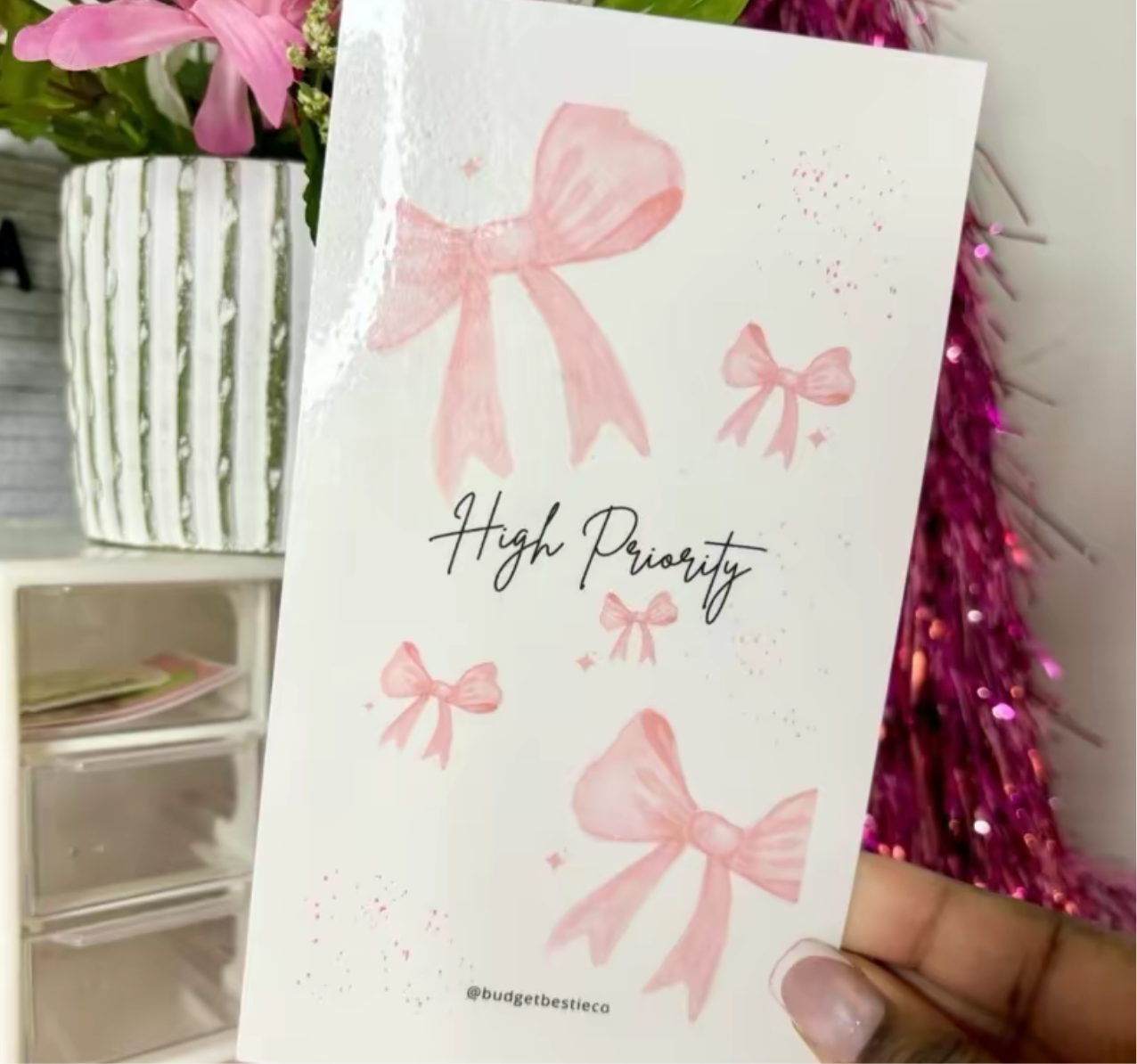 A6 Holographic Pink Dashboards: Valentines Day Collection 💌