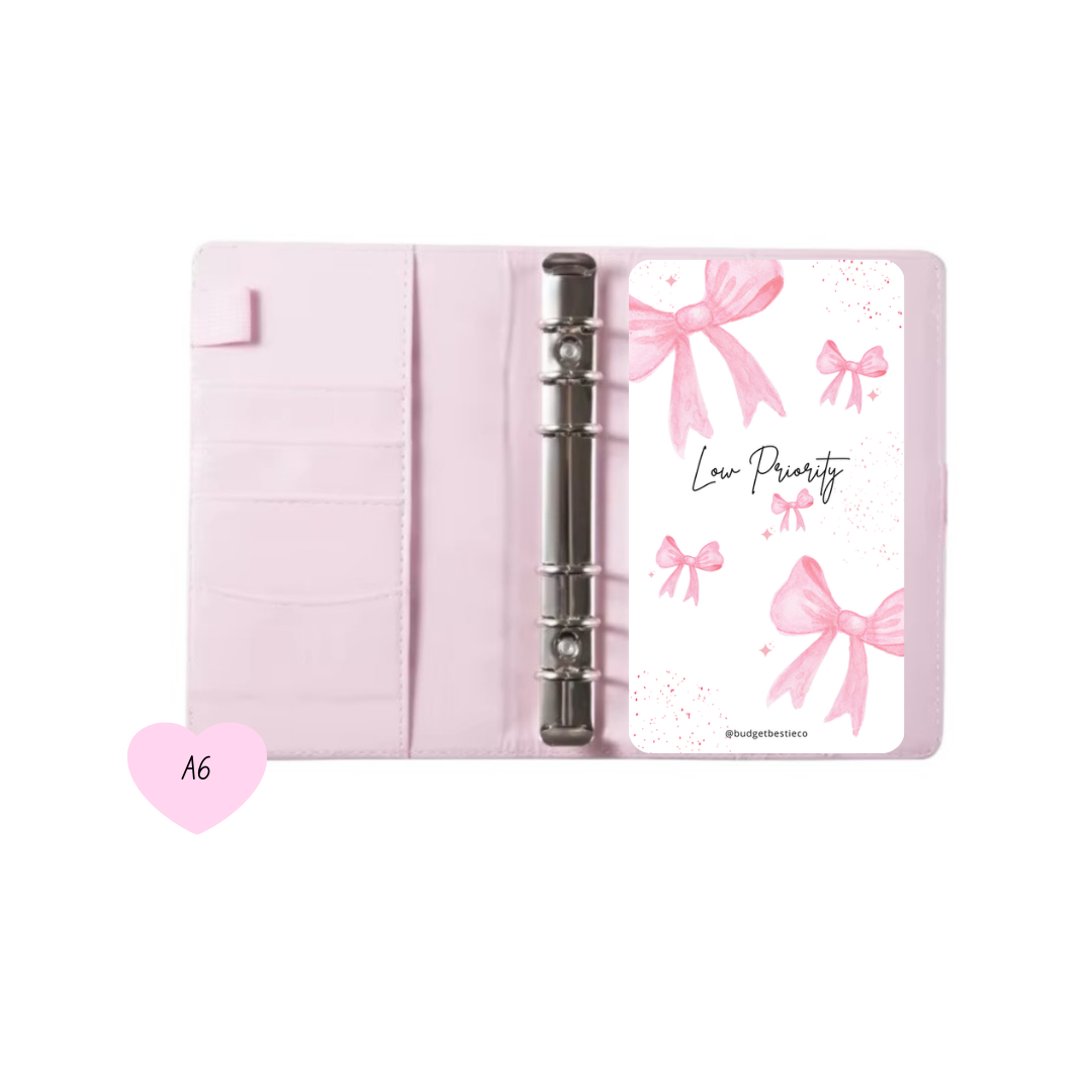 A6 Pink Bow Dashboards