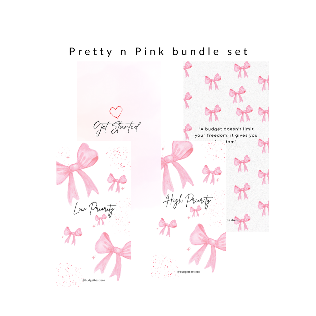 A6 Pink Bow Dashboards