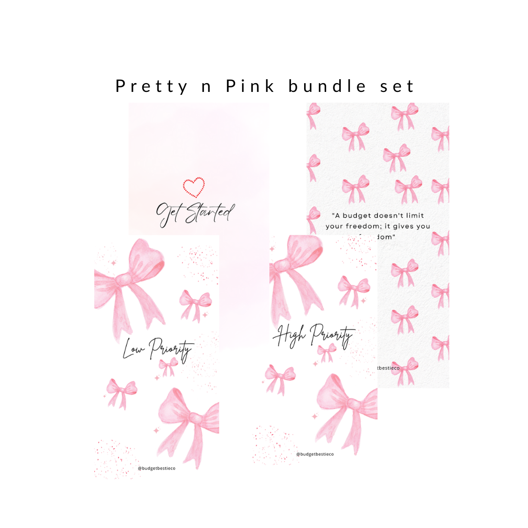 A6 Pink Bow Dashboards