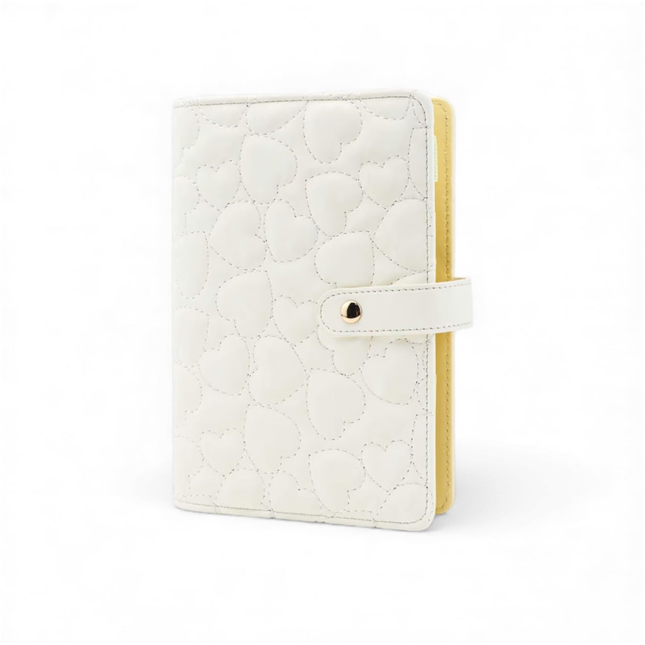 New A6 Cream Heart Binder