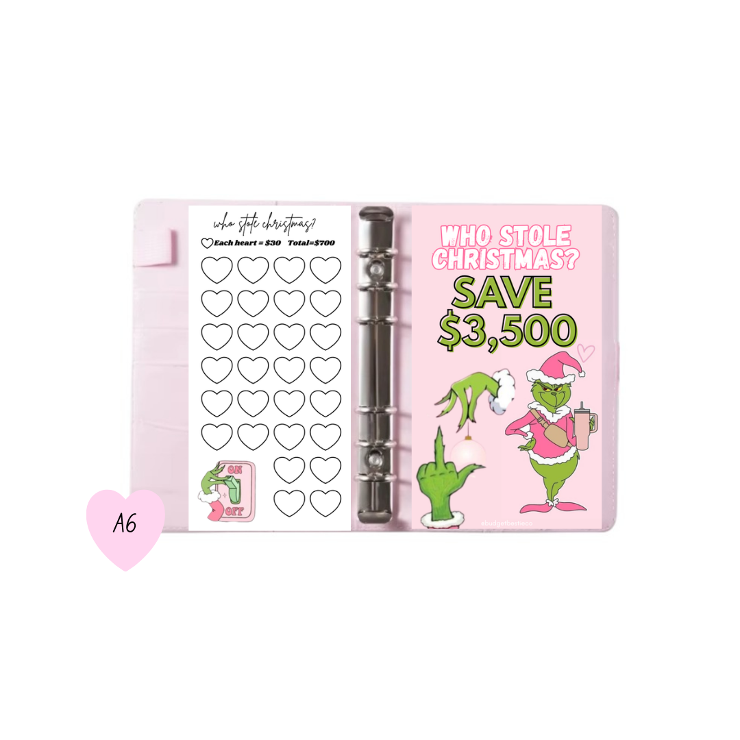 New A6 Who Stole Christmas Binder Set