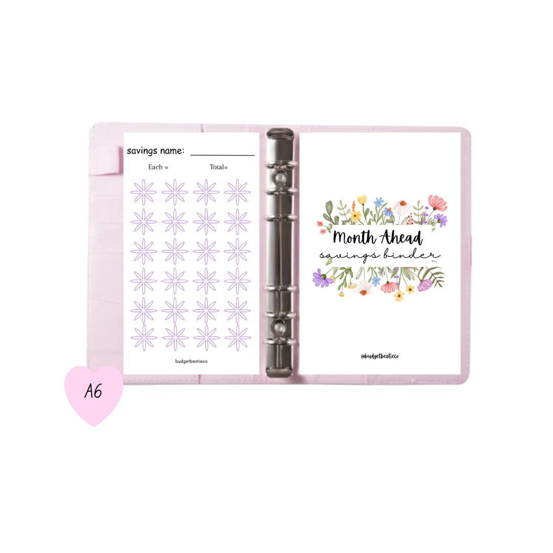 New A6 Month Ahead Binder Set