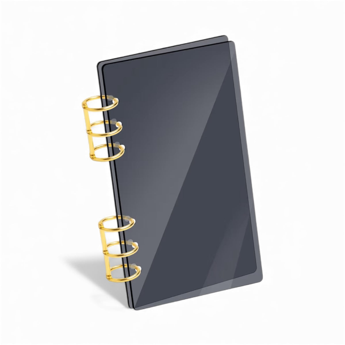 New A6 Black Acrylic Binder￼