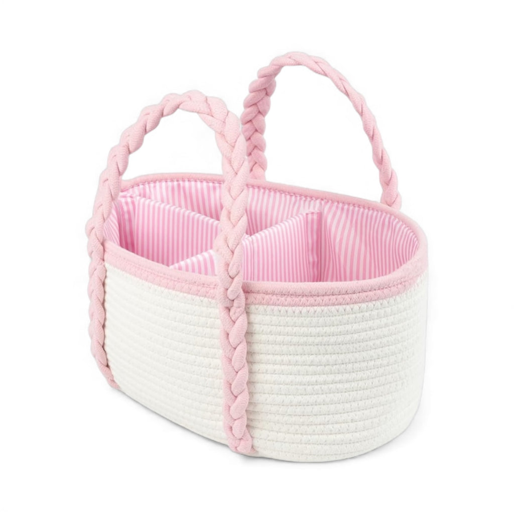 New Pink Striped Budget Caddy ￼