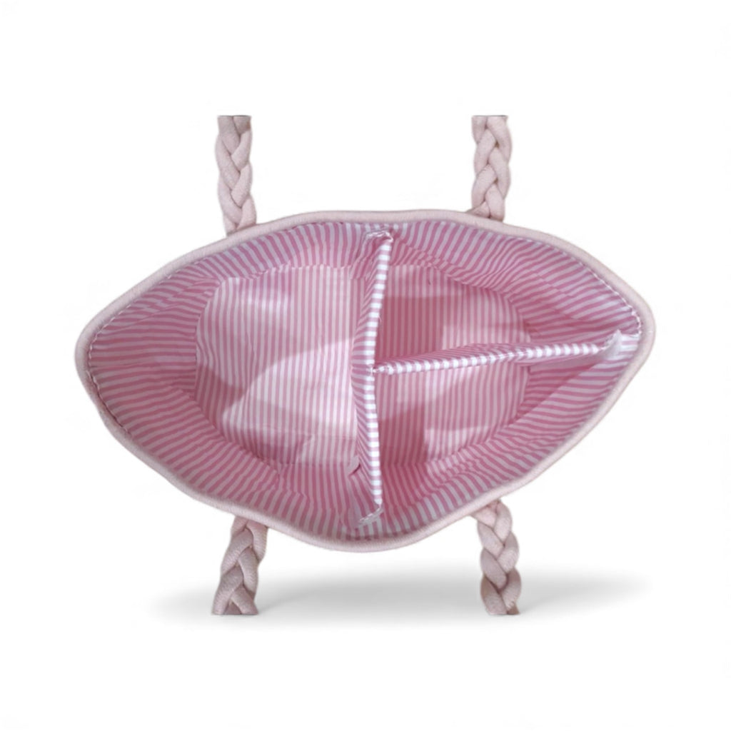 New Pink Striped Budget Caddy ￼