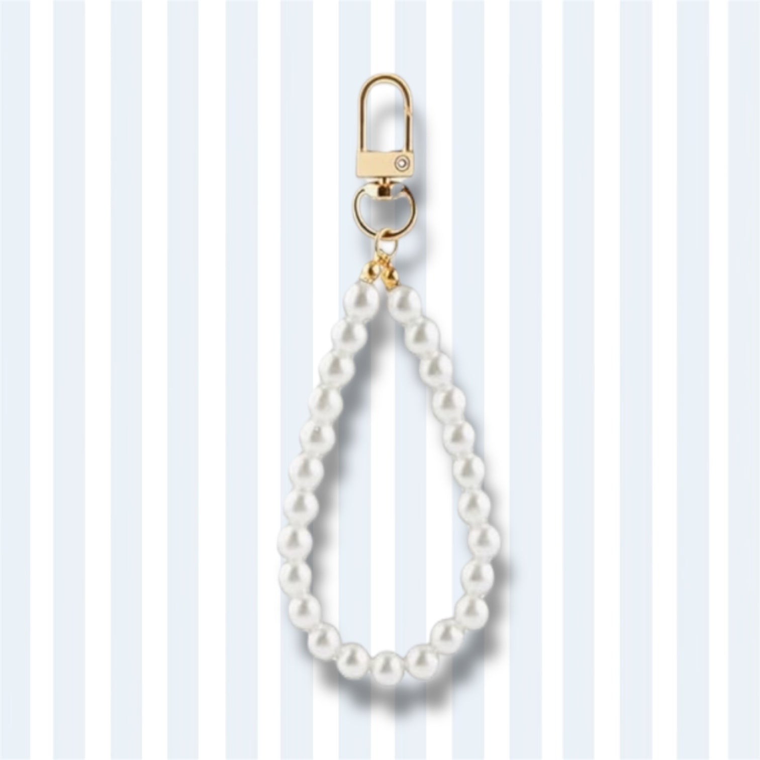 New Gold Pearl Keychain