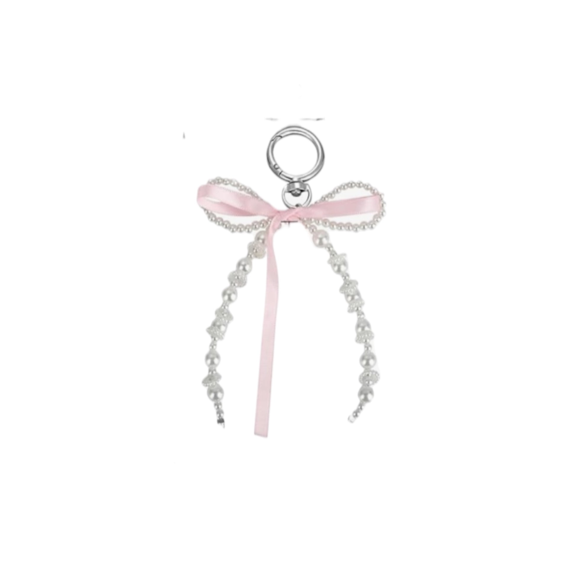 New Pink Pearl Keychain