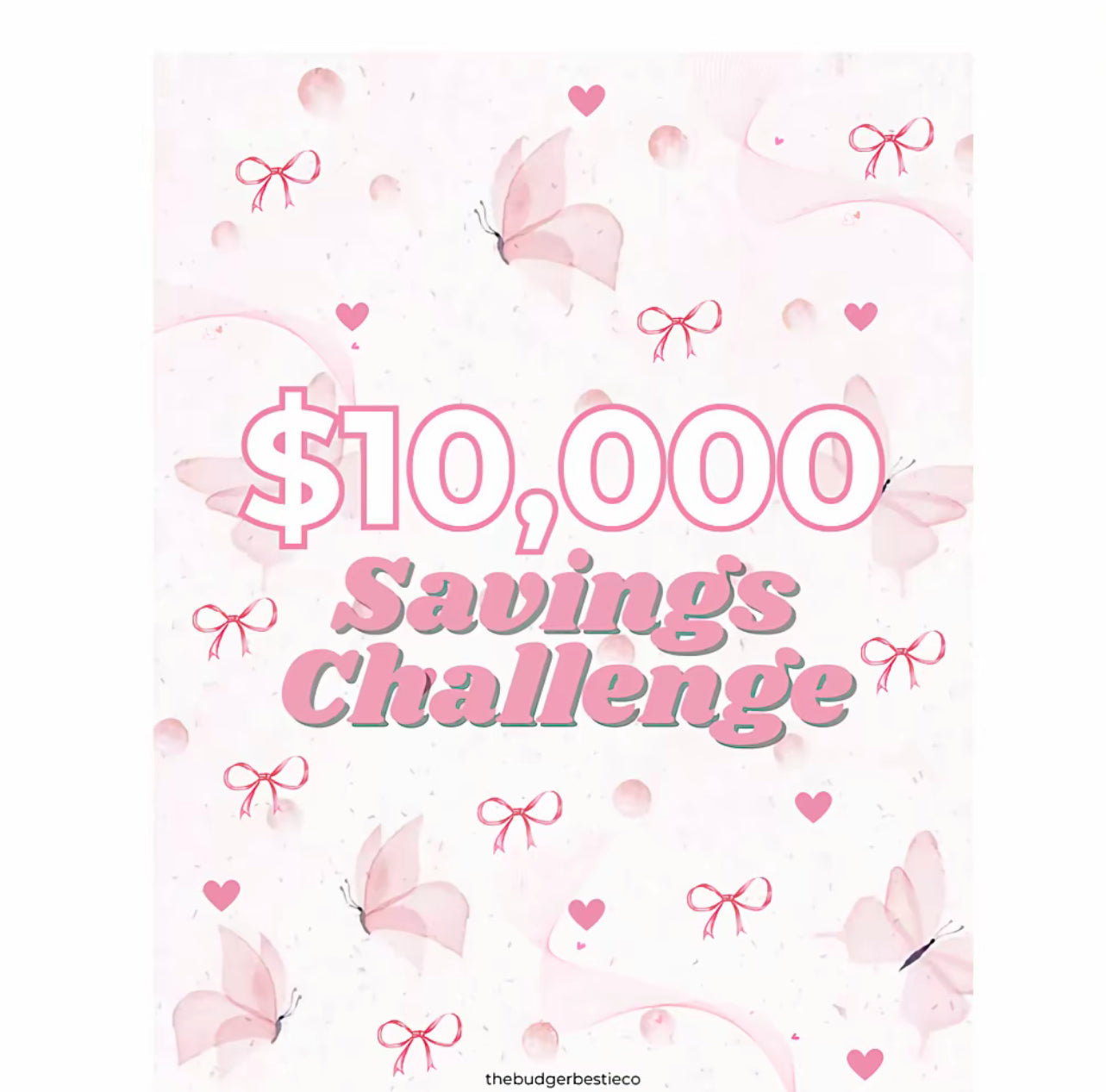 $10,000 Easy Savings Challenge A5 with envelopes