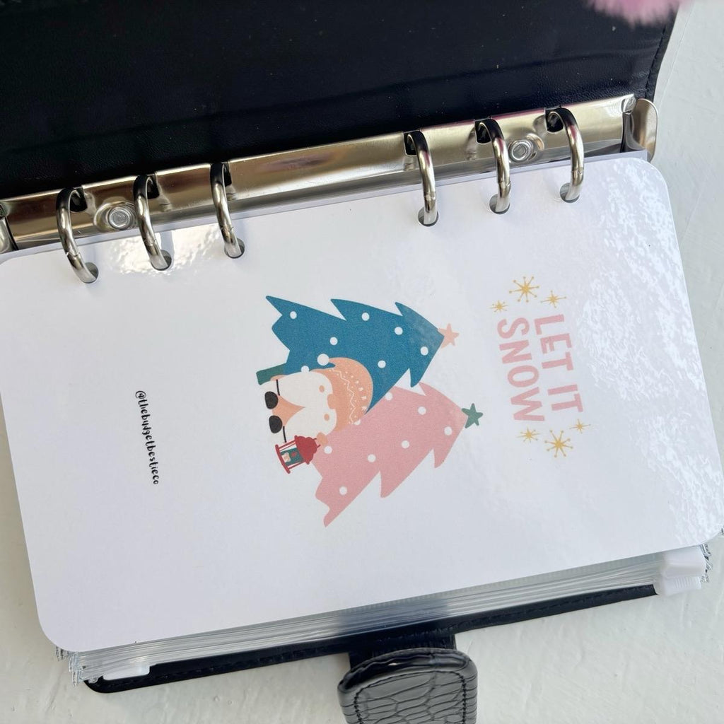 A6 Planner Christmas Dashboards for Office Supplies